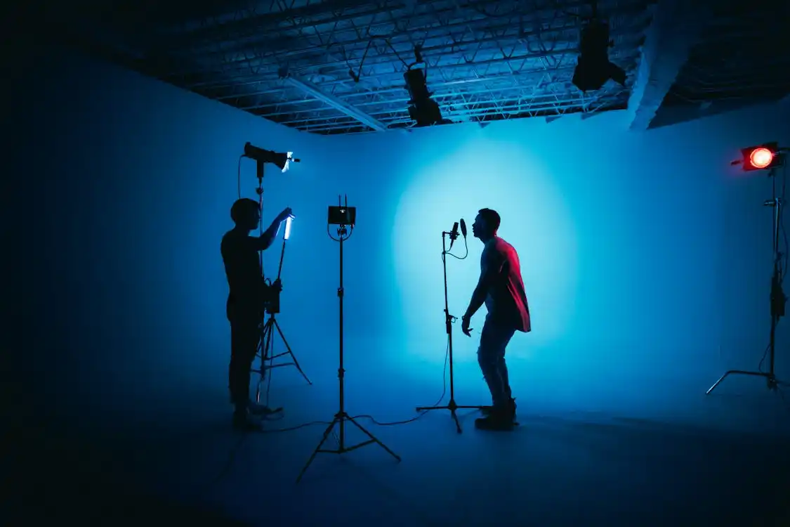 Blue studio