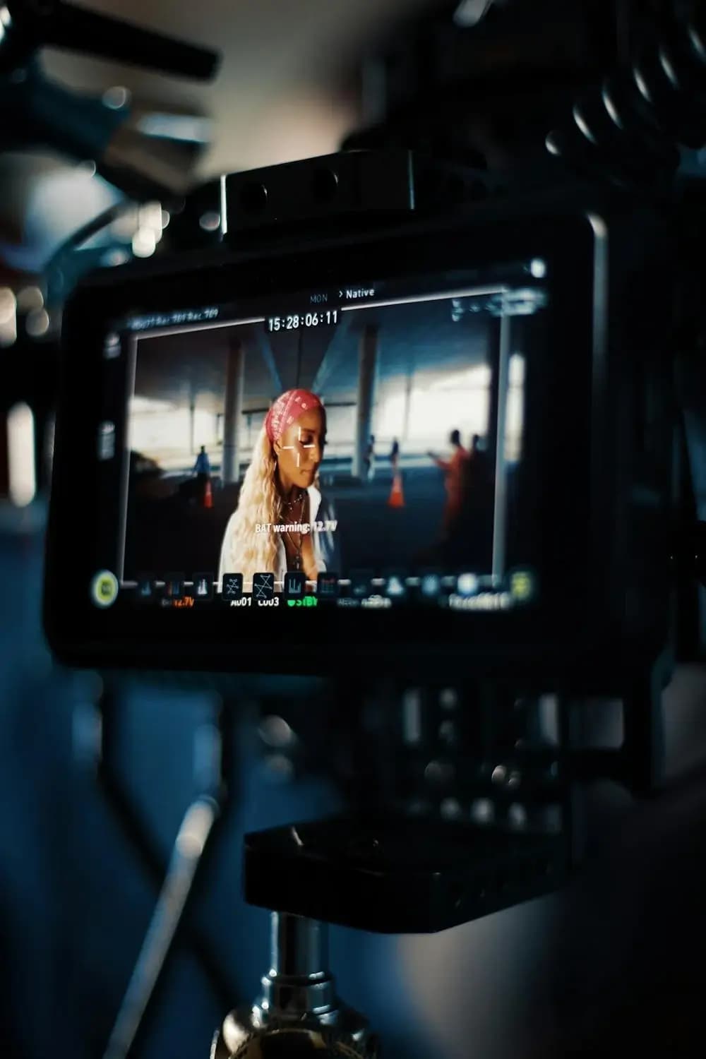 Behind the camera